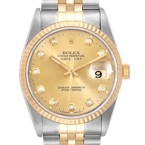 bobs watches 16233 rolex datejust diamond|Diamond Men's Rolex Datejust 16233 .